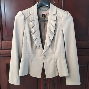 White House Black Market tan blazer